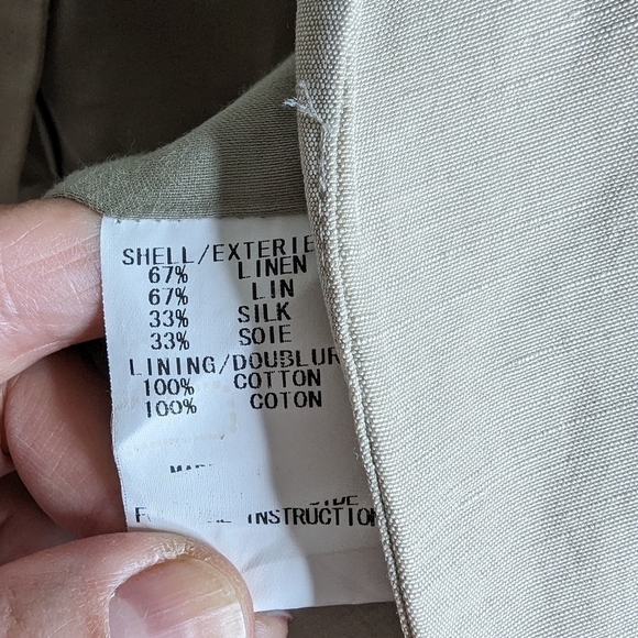 Theyskens Theory silk and cotton blazer sz S - Picture 8 of 11